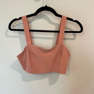 Forever 21 Peach Pink Crop Top